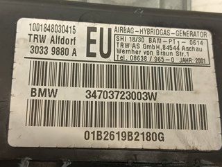 AIRBAG LATERAL DELANTERO DERECHO BMW SERIE 3 BERL