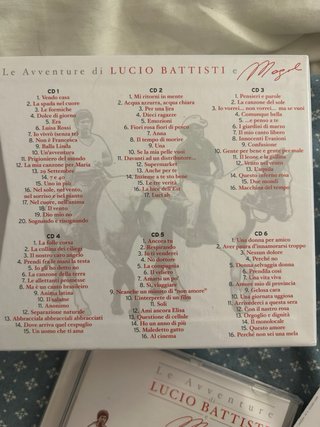 Cofanetto 6 CD Lucio Battisti