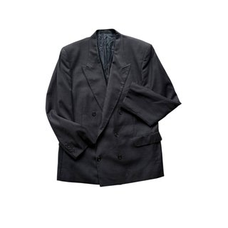 Christian Dior Blazer Gessato Vintage Nero Taglia