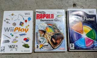 Nintendo Wii, Wii Sports, tabla Wii Fit y juegos