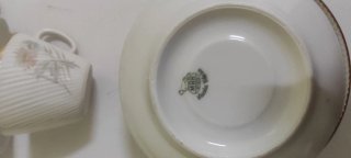 Vajilla Santa Clara Vigo Porcelana Flores Doradas