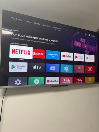 Televisor 55 Negro y Plata
