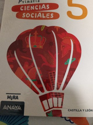 Libro sociales 5 primaria Anaya Mira