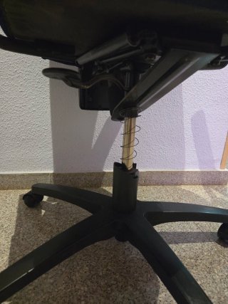 Silla de oficina azul para escritorio
