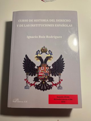 Curso de historia del derecho y de las instituc...