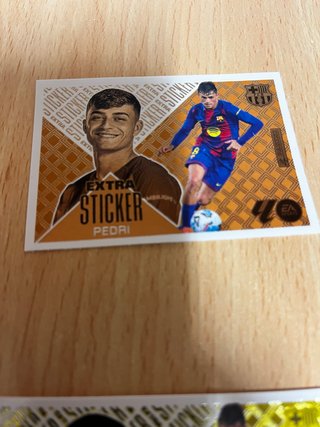 Pedri Bronce Extra Sticker Liga Este 2026-27