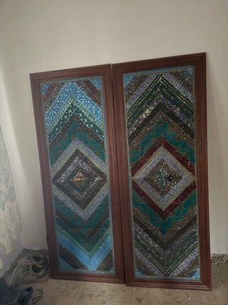2 Cuadros Árabes Hechos a Mano