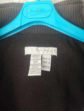 Abrigo Zara plumífero marrón Talla S