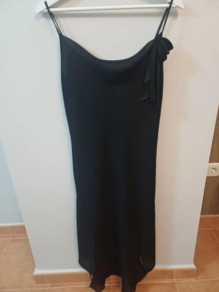 Vestido negro tirantes Celop talla única