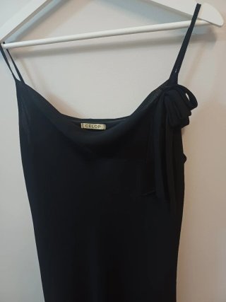 Vestido negro tirantes Celop talla única