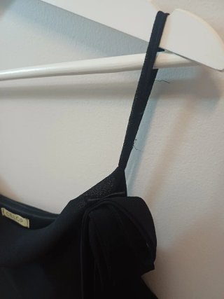Vestido negro tirantes Celop talla única