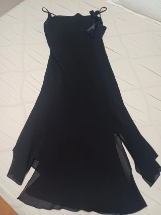 Vestido negro tirantes Celop talla única