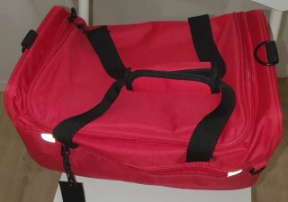 Bolsa de cabina adaptable a maleta Jaslen roja