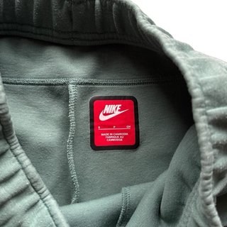 Nike Tech Fleece Shorts Talla S Verde Azul