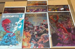 Colección grapas Marvel Inhumanos VS Patrulla X