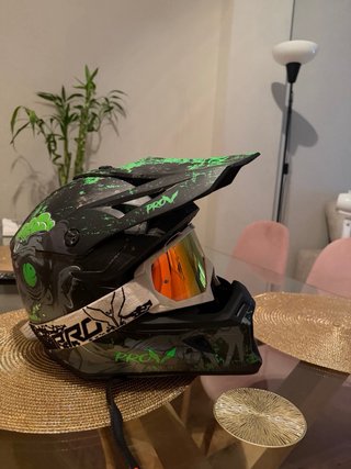 Casco Motocross PROV Diseño Zombie