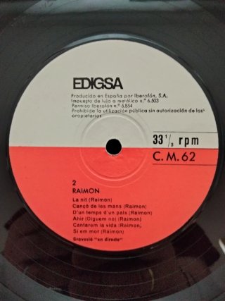 Vinilo LP Raimon