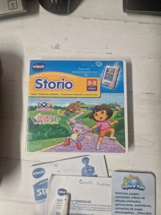 Tablet Vtech Storio 3 S Azul/Blanco más cartuchos