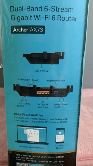 TP-Link Archer AX73 Router WiFi 6