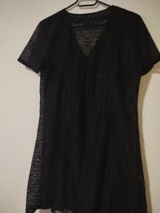 Vestido de encaje negro