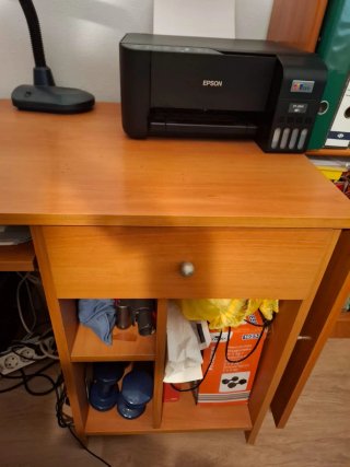 Mesa escritorio madera marrón