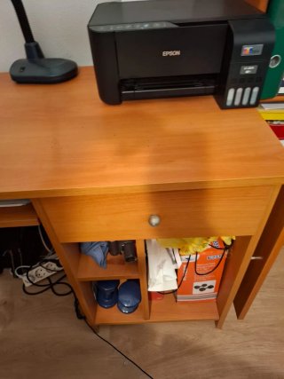 Mesa escritorio madera marrón