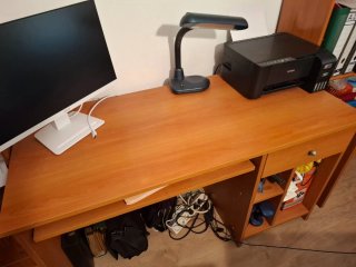 Mesa escritorio madera marrón