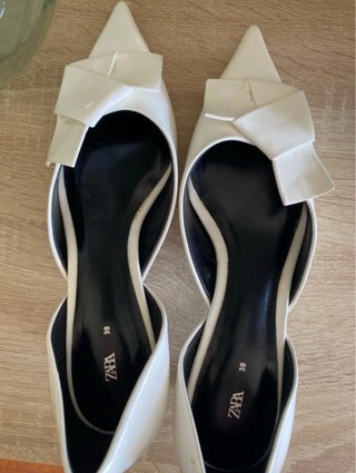 Zapatos Zara Talla 38 Blancos
