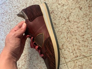 Sneakers Philippe Model Bordeaux Taglia 40 glitter