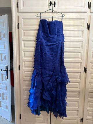 Vestido fiesta/madrina 100% Seda Patricia Avendaño