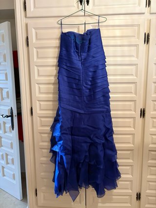 Vestido fiesta/madrina 100% Seda Patricia Avendaño