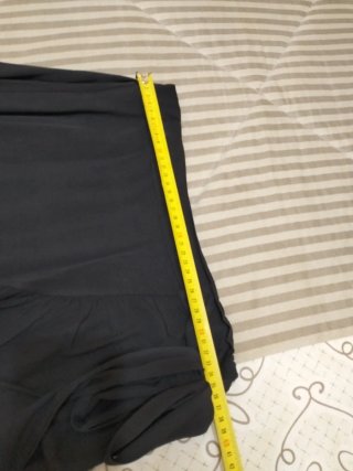Falda cruzada negra Talla S/M