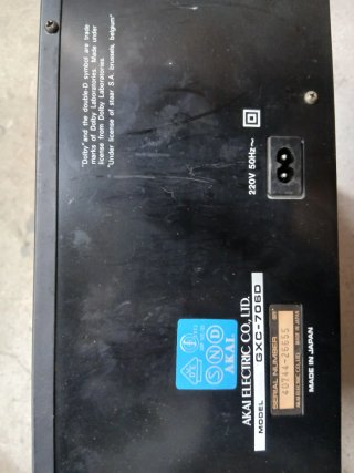 Registratore Cassette Akai GXC-706D Vintage