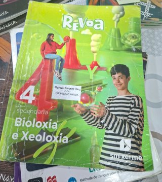 Lote 9 libros texto 4° ESO