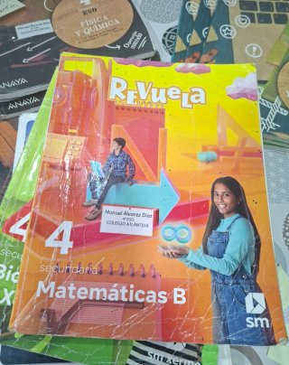 Lote 9 libros texto 4° ESO
