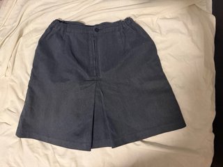 Falda uniforme escolar gris