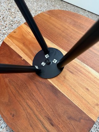 Mesa auxiliar madera Zara Home