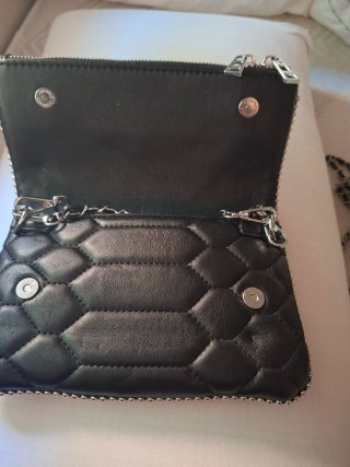 Bolso Zadig & Voltaire Negro y Plateado