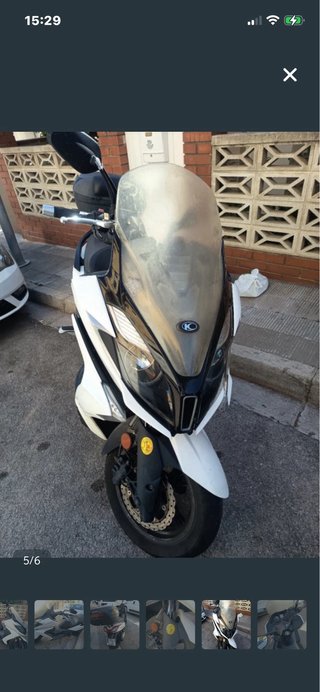Kymco 125 Maxi Scooter Blanca 2020