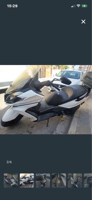 Kymco 125 Maxi Scooter Blanca 2020