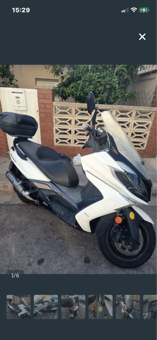 Kymco 125 Maxi Scooter Blanca 2020