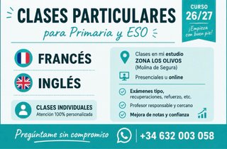 CLASES DE IDIOMAS PARA PRIMARIA Y ESO