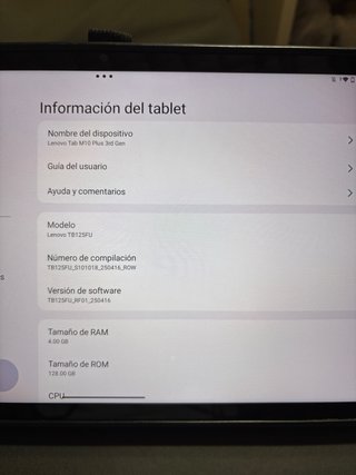 Lenovo Tab M10 Plus 3r Gen