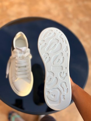 Alexander McQueen Sneakers Blancas Piel