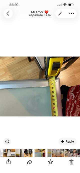 Mesa de comedor cristal y metal