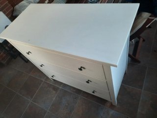 Cómoda HEMNES 3 cajones blanca