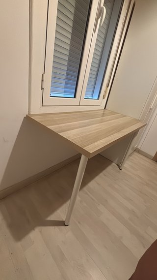 Mesa escritorio efecto roble 120x60 cm