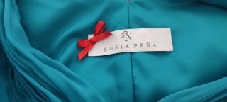 Vestido fiesta Sonia Peña Talla L. Se regala fular