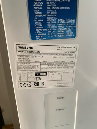 Frigorífico Samsung Acero