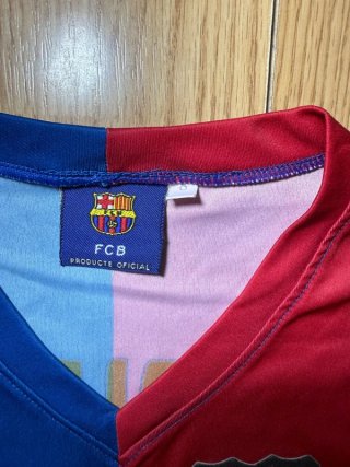 Camiseta FC Barcelona Ronaldinho 10 años